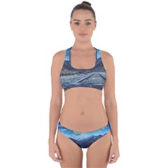 Nature Landscape Mountains Slope Cross Back Hipster Bikini Set by Celenk