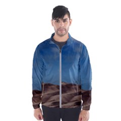 Sand Dune Desert Landscape Dry Wind Breaker (men) by Celenk