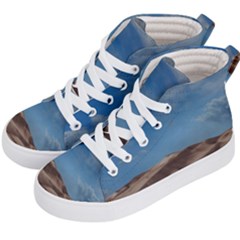 Sand Dune Desert Landscape Dry Kid s Hi-top Skate Sneakers