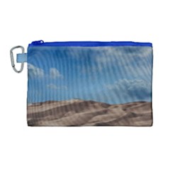 Sand Dune Desert Landscape Dry Canvas Cosmetic Bag (large) by Celenk