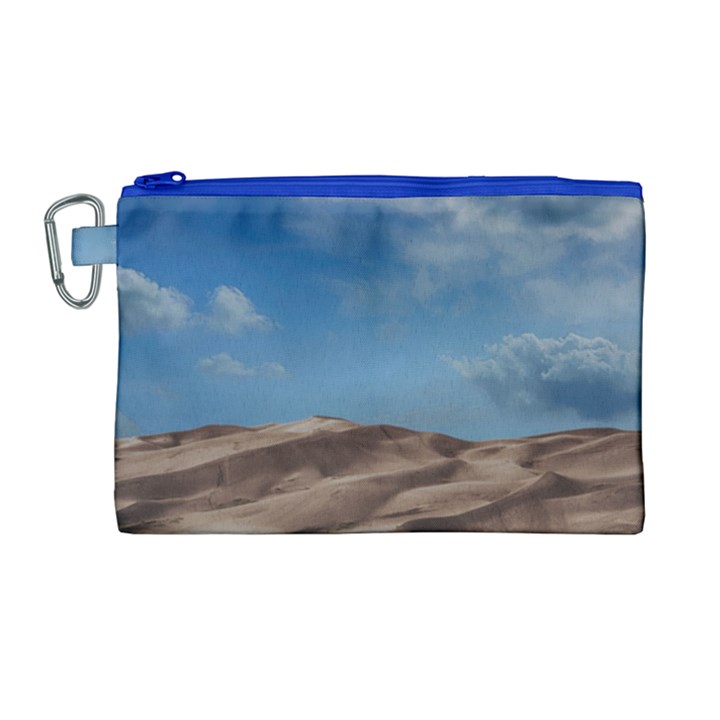 Sand Dune Desert Landscape Dry Canvas Cosmetic Bag (Large)