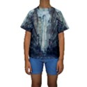 Storm Damage Disaster Weather Kids  Short Sleeve Swimwear View1