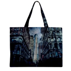 Storm Damage Disaster Weather Zipper Mini Tote Bag by Celenk