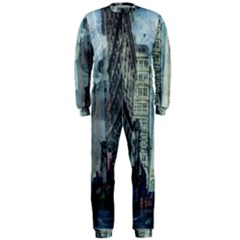 Storm Damage Disaster Weather Onepiece Jumpsuit (men)  by Celenk