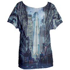 Storm Damage Disaster Weather Women s Oversized Tee by Celenk