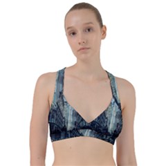 Storm Damage Disaster Weather Sweetheart Sports Bra by Celenk