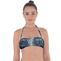 Storm Damage Disaster Weather Halter Bandeau Bikini Top View1