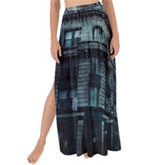 Storm Damage Disaster Weather Maxi Chiffon Tie-up Sarong by Celenk