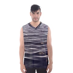 Texture Background Water Men s Basketball Tank Top by Celenk