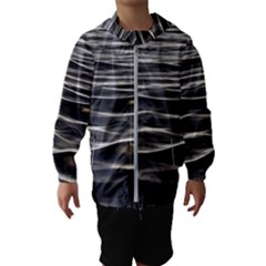 Texture Background Water Hooded Wind Breaker (kids) by Celenk