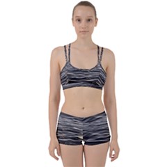 Texture Background Water Women s Sports Set