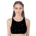 Black Background Texture Stars Tank Bikini Top View1