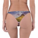 Nature Mountains Cliff Waterfall Reversible Bikini Bottom View2