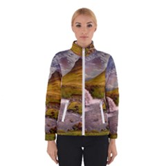 Nature Mountains Cliff Waterfall Winterwear by Celenk