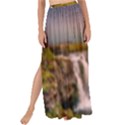 Nature Mountains Cliff Waterfall Maxi Chiffon Tie-Up Sarong View1