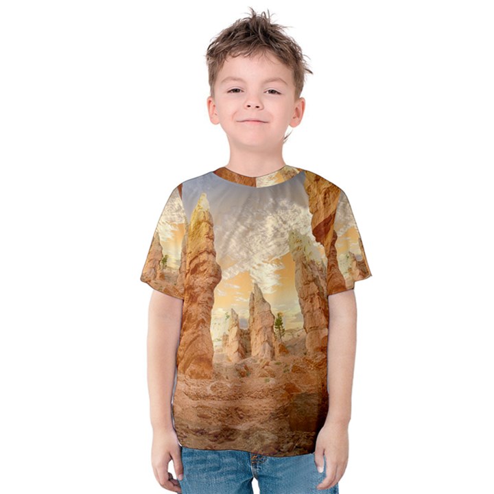 Canyon Desert Landscape Scenic Kids  Cotton Tee