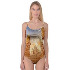 Canyon Desert Landscape Scenic Camisole Leotard  by Celenk