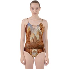 Canyon Desert Landscape Scenic Cut Out Top Tankini Set by Celenk