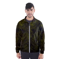 Green Background Texture Grunge Wind Breaker (men) by Celenk