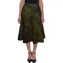 Green Background Texture Grunge Perfect Length Midi Skirt View1