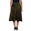 Green Background Texture Grunge Perfect Length Midi Skirt View2