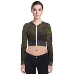 Green Background Texture Grunge Bomber Jacket by Celenk