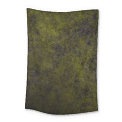 Green Background Texture Grunge Small Tapestry by Celenk