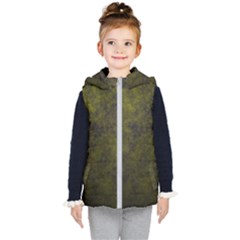 Green Background Texture Grunge Kid s Puffer Vest by Celenk