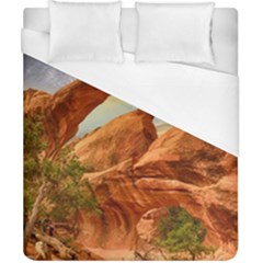 Canyon Desert Rock Scenic Nature Duvet Cover (california King Size) by Celenk