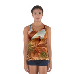 Canyon Desert Rock Scenic Nature Sport Tank Top  by Celenk