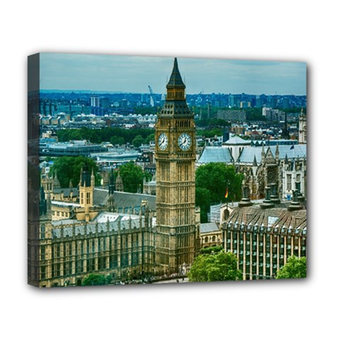 London England City Landmark Deluxe Canvas 20  X 16   by Celenk