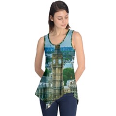 London England City Landmark Sleeveless Tunic by Celenk