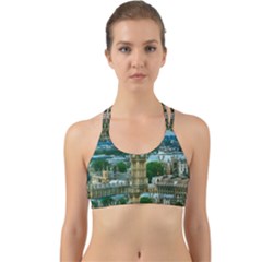 London England City Landmark Back Web Sports Bra