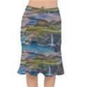 Coastline Waterfall Landscape Mermaid Skirt View1