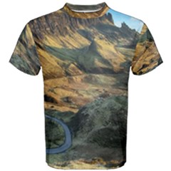 Nature Landscape Mountains Outdoor Men s Cotton Tee by Celenk