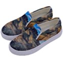 Nature Landscape Mountains Outdoor Kids  Canvas Slip Ons View2