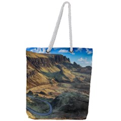 Nature Landscape Mountains Outdoor Full Print Rope Handle Tote (large) by Celenk