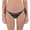 Hot As Candles And Fireworks In Warm Flames Reversible Bikini Bottom View1