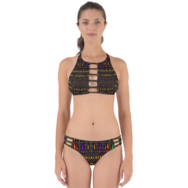 Hot As Candles And Fireworks In Warm Flames Perfectly Cut Out Bikini Set