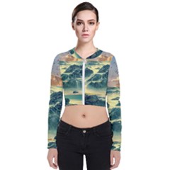 Coastline Sea Nature Sky Landscape Bomber Jacket