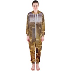 New York Empire State Building Hooded Jumpsuit (ladies) 