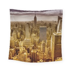 New York Empire State Building Square Tapestry (small) by Celenk