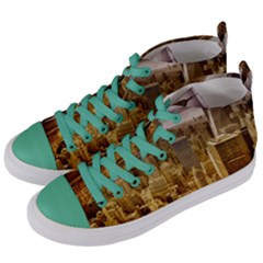 New York Empire State Building Women s Mid-top Canvas Sneakers