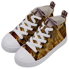 New York Empire State Building Kid s Mid-top Canvas Sneakers