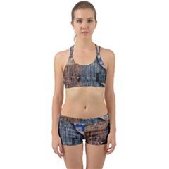 Banjo Player Outback Hill Billy Back Web Sports Bra Set by Celenk