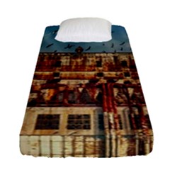 Ruin Abandoned Building Urban Fitted Sheet (single Size) by Celenk