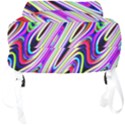 Multi Color Wave Abstract Pattern Full Print Backpack View4