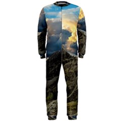 Landscape Clouds Scenic Scenery Onepiece Jumpsuit (men)  by Celenk