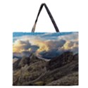 Landscape Clouds Scenic Scenery Zipper Large Tote Bag View1