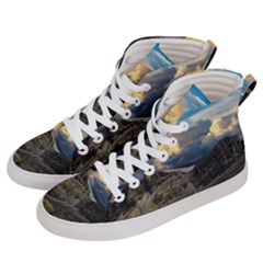 Landscape Clouds Scenic Scenery Men s Hi-Top Skate Sneakers